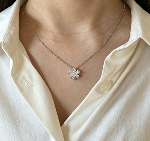 Collar de diamantes cultivados en laboratorio personalizado, cadena chapada en oro de 10/14/18k, corte pera/esmeralda/radiante de 1/2/3 quilates, certificado IGI, claridad VS1/VVS1 - Product Image 6