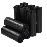 Sacs poubelles personnalisés, grands, blancs et noirs, résistants, pour extérieur, jardin, rue, sacs poubelles en plastique de grande taille