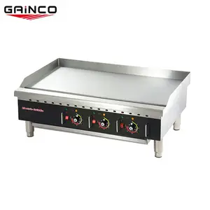 Calandre de comptoir en acier inoxydable, 1 pièce, plaque plate, grille électrique professionnelle - Product Image 1