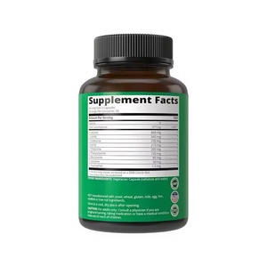 BCAA de Origen Vegetal de Marca Propia para Adultos, Cápsulas Vegetarianas de Aminoácidos de Cadena Ramificada para Mejorar la Energía - Product Image 2