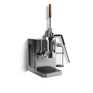 Machine à expresso à <span class=keywords><strong>piston</strong></span> à ressort 220V 1500W en acier inoxydable 304 avec porte-filtre sans fond pour barista professionnel - Product Image 3