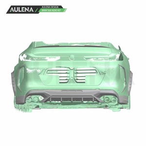 Nouveau kit carrosserie en fibre de carbone pour BMW X6M : lèvre avant, diffuseur, spoiler, jupes latérales, kit large - Product Image 6