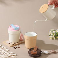 Mini-gobelet isotherme de luxe personnalisé en acier inoxydable avec double revêtement céramique, pour café, voyage et extérieur, avec cordelette