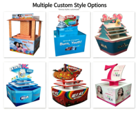 Présentoir en mousse PVC facile à assembler, présentoir multi-grilles personnalisé pour la promotion en supermarché et au détail