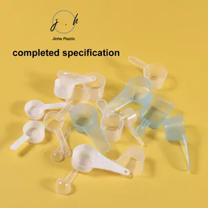 Groothandel Pp Plastic Proteïne Poeder Maatscheppen Lepel Schepje Set Voor Bulk Voedingsproducten Plastic Opp Zak 50Ml 25G