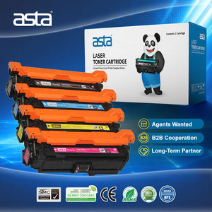 Cartouche de Toner Couleur ASTA CE250A CE250X CE251A <span class=keywords><strong>CE252A</strong></span> CE253A 504A 504X Compatible Pour HP CM3530MFP CM3530fsMFP CP3525 - Product Image 1