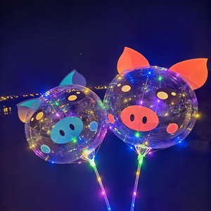 Hợp thời trang trong suốt bóng sóng điện tử hình dạng Cá Bóng bay hoạt hình - Product Image 5