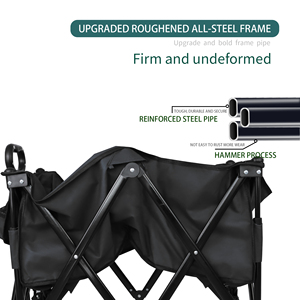 Carro de compras plegable con certificado profesional, carro de arena para picnic y camping con rueda - Product Image 5