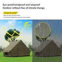 Tente familiale de camping gonflable extérieure grande et imperméable en Oxford à installation instantanée