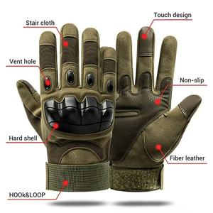 Gants tactiques d'extérieur sans doigts, à protège-poignets rigides, pour paintball, chasse, équitation, randonnée, demi-doigts - Product Image 4