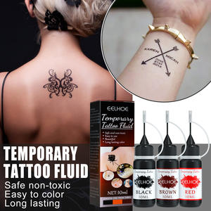 Novedad, herramienta de arte corporal de simulación indolora segura no tóxica, extracto de fruta Natural, tinta de tatuaje temporal impermeable de larga duración - Product Image 3