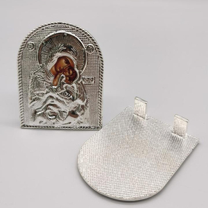 Decoración de metal con íconos religiosos, decoración de Iglesia, bautismo, Virgen María, icono religioso, para regalos - Product Image 4