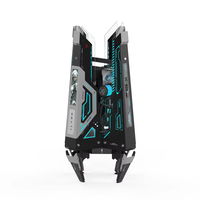 Boîtier PC Mecha Space NPC ALSEYE, design breveté, style futuriste, Micro ATX/ITX, refroidisseur liquide 360 mm, boîtiers et tours d'ordinateurs de jeu