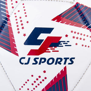 CJ Sports Logo personnalisable bleu rouge PVC cuir ballon de Football Durable 350-380g pour les matchs d'entraînement récréatif cousu à la Machine - Product Image 2