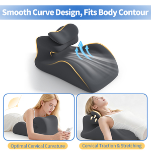 Reading <strong>Pillow</strong> <strong>for</strong> <strong>Bed</strong>, Lying and Prone, Ergonomic Memory Foam <strong>Bed</strong> Wedge <strong>Pillow</strong> <strong>for</strong> Headboard, Back Support <strong>Pillows</strong> on Bedrest - Product Image 3