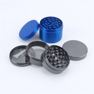 Wholesale Custom Logo 50MM Metal <b>Herb</b> Crusher with Scraper - Product Image 3