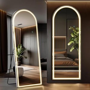 Espejo de pie moderno negro con arco de 60x170cm, modelo B5d39b31-0916-438d-9b4c-1dbfa5457430 de Smartspace - Product Image 2