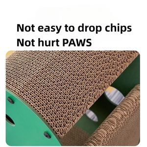 Pet Cat Scratching Board Double-sided Splicing Wavy <b>Pattern</b> Multi-layer Corrugated <b>Paper</b> Cactus Cat Scratcher - Product Image 6
