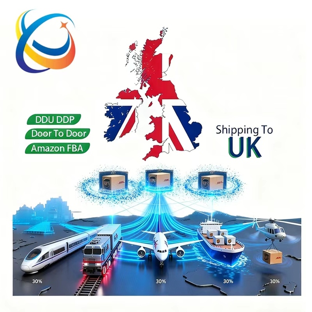 DDP Door to Door Shipping Agent FCL DDU Logistics Service to Europe Rail Truck Air Freight Forwarder to UK