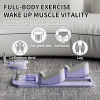 Máquina de Ejercicio para Adelgazar la Cintura, Máquina de Gateo, ABS+PP+Acero, No Plegable, Ecológica, Ligera, Control Mecánico