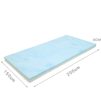 Komfortable Gel-Memory-Foam-Matratze Langsam Rückfedernde Bettauflage Guter Schlaf Dünne Doppelbett-Matratzenauflage Wohnmöbel Modern