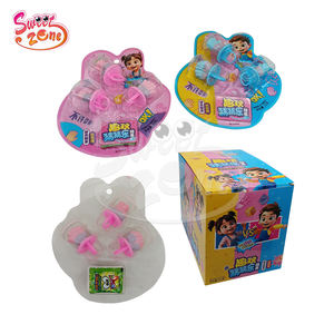 Divertido juego de adivinanzas Rock Paper Scissors Ring Lollipop Hard Candy y Popping Candy - Product Image 6