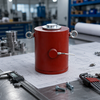 Capteur de force de compression haute précision pour vérin hydraulique simple effet robuste, en acier allié, grande tonnage, CE ISO
