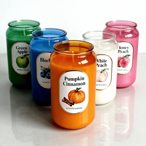 <span class=keywords><strong>Candele</strong></span> Profumate in Sughero a Forma di Sfera di Grande Capacità per Decorazione Interna Senza Fumo - Product Image 5