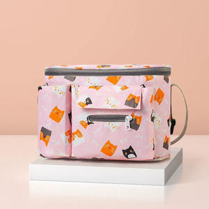 Mochila ligera para pañales de Material Oxford, compartimento de gran capacidad, patrón de dibujos animados, múltiples métodos de transporte, portátil - Product Image 6