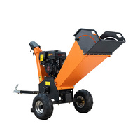 Broyeur de bois à essence NEXAGROT GS120 de qualité commerciale, 15 CV, diamètre maximal de 120 mm, capacité de 4 t/h, foresterie, aménagement paysager