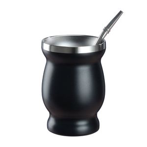 <b>Hot</b> Sale in Argentina 8OZ Stainless Steel Madai Cup Gourd Shaped with Suction Tube Brush Filter Vacuum Mate for Tea for Camping - Product Image 5
