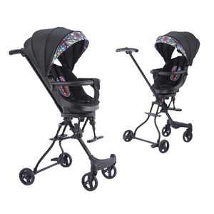 <span class=keywords><strong>Poussette</strong></span> multifonction 3 <span class=keywords><strong>en</strong></span> 1 pliable, de luxe, avec canopée, pour bébé, confortable, <span class=keywords><strong>poussette</strong></span> bidirectionnelle et légère - Product Image 5