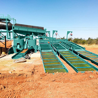 Equipo de Lavado de Oro Aluvial para Minería de Arena de Río, Planta Móvil de Lavado de Oro para Proyectos de Recuperación y Lavado de Oro de Placer