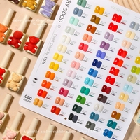 Kit de vernis gel UV 60 couleurs French Bear en gros, marque privée, professionnel, non toxique, longue tenue, 15 ml, pour salon de manucure