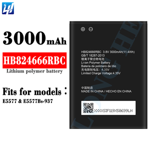 HB824666RBC 3000mAh E5577Bs-937 Batterie pour Huawei Honor <span class=keywords><strong>E5577</strong></span> - Product Image 3
