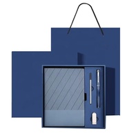 Set de Regalo Ejecutivo Promocional para Empresas, Cuaderno Corporativo con Bolígrafo Recargable, Memoria USB, Artículos de Regalo para Eventos, Set de Regalo
