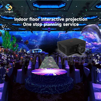 Projection holographique 3D personnalisée pour restaurant |   Projecteur de mappage vidéo 3D et jeux d'éclairage pour mariages