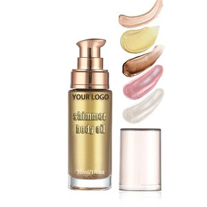 Olio luccicante per il corpo personalizzabile per idratare e baciare dal sole luccicante olio abbronzante con olio luccicante per il corpo brilla Bronzer - Product Image 2