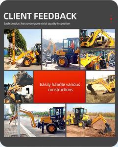 HENGWANG Groß-und Mini-Frontend-Multifunktion traktor <span class=keywords><strong>3</strong></span> bis 6 Tonnen Rad-Bagger lader - Product Image 4