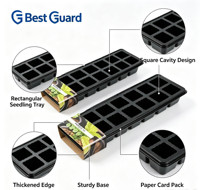 Emballage sous blister personnalisé de la marque Best Guard pour plateaux de semis de plantes, plastique PET transparent, épaisseur 1 mm, personnalisable