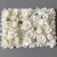 Mur de fleurs artificielles douces, roses et pivoines en soie, toile de fond pour photomaton, décoration de mariage, panneau décoratif pour événements à domicile, fausses fleurs