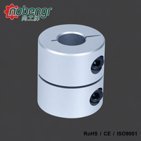 Micro-coupleur rigide compact en aluminium avec vis de serrage, jeu nul, léger, pour entraînement direct d'imprimante 3D, moteur pas à pas CNC, servo ou moteur de laboratoire
