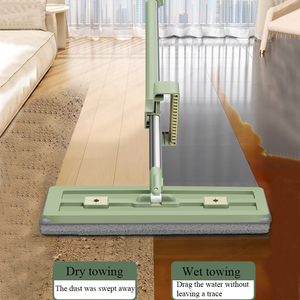 IMAXX 360智能超细纤维魔术手柄旋转挤压平板拖把套装，带2pcs清洁布，用于家庭地板清洁 - Product Image 4