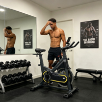 Vélo de spinning professionnel réglable pour la maison – Équipement de fitness cardio pour l'intérieur