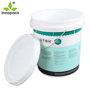 Seau rond en plastique PP 16L avec couvercle pour eau, essence, huile, stockage, peinture à prix compétitif - Product Image 4