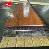 Panneaux d'isolation de sandwich à polyuréthane de mur extérieur isolés renforcés