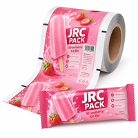 Emballage alimentaire imprimé sur mesure, emballage pour barres de crème glacée/glace, emballage pour bâtonnets de gelée, emballage pour bonbons, film plastique en rouleau pour emballage alimentaire