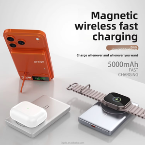 Support de charge rapide portable en alliage pour banque d'alimentation magnétique sans fil 22,5 W, montre et écouteurs, 10000 mAh - Product Image 5