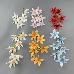 Orquídeas Oncidium Simuladas de Seda de 10 cm o Menos para Decoración de Bodas y Hogar - Product Image 1