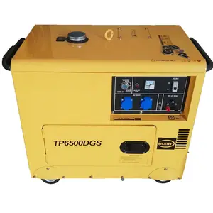 220V 380V 110V 5KVA 5KW 5.5KW 6KW 6.5KW 7KVA 8KW 10 KVA Generator Daya Portabel Generator Diesel Senyap untuk Dijual